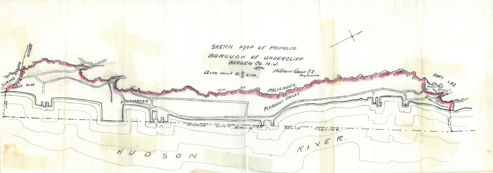 Edgewater proposed borough map